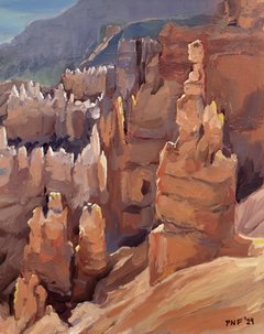 Rock Spires - 8" x 12" - Acrylic - available