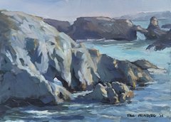 Mendocino Keyhole 3 - 9" x 12" - Acrylic - available