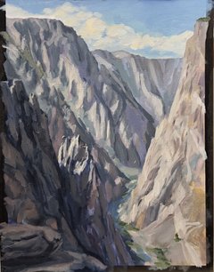 Black Canyon - 12" x 16" - Acrylic - available