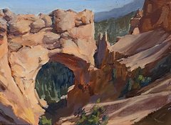 Hole in the Wall - 9" x 12" - Acrylic – available