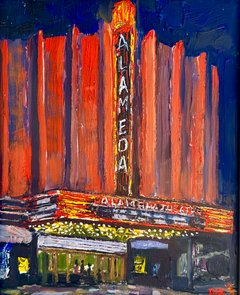 The Alameda - 8" x 10" - acrylic on panel