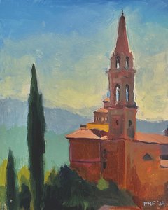 Saints Michele and Giuliano - 8" x 10" - acrylic on panel