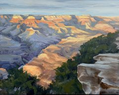 South Rim Evening - 16" x 20" - Acrylic &ndash; available