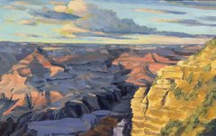 Rim Light Evening- 11" x 17" - Acrylic &ndash; available