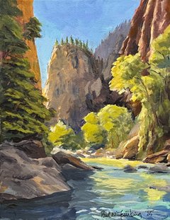 The Alcove Bend View - 11" x 14" - Acrylic - available